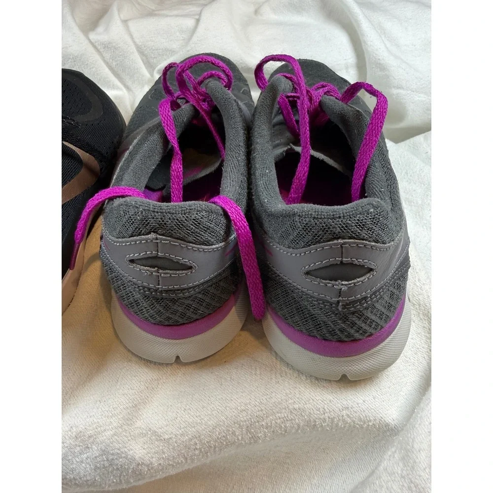 2 Pair!  LaNike‎ Flex Experience Run Womens Shoes Black Rose Gold Size 9.5